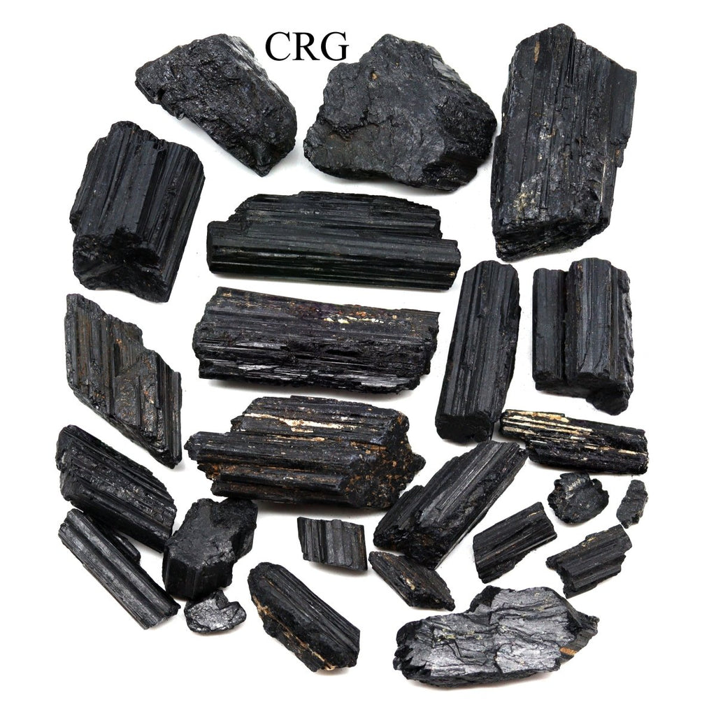 Rough High Quality Black Tourmaline / 1-4" AVG - 1 KILO LOT