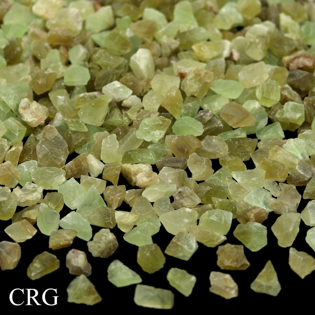 Green Calcite Chips / 0.5-1.25" AVG - 1 KILO LOT
