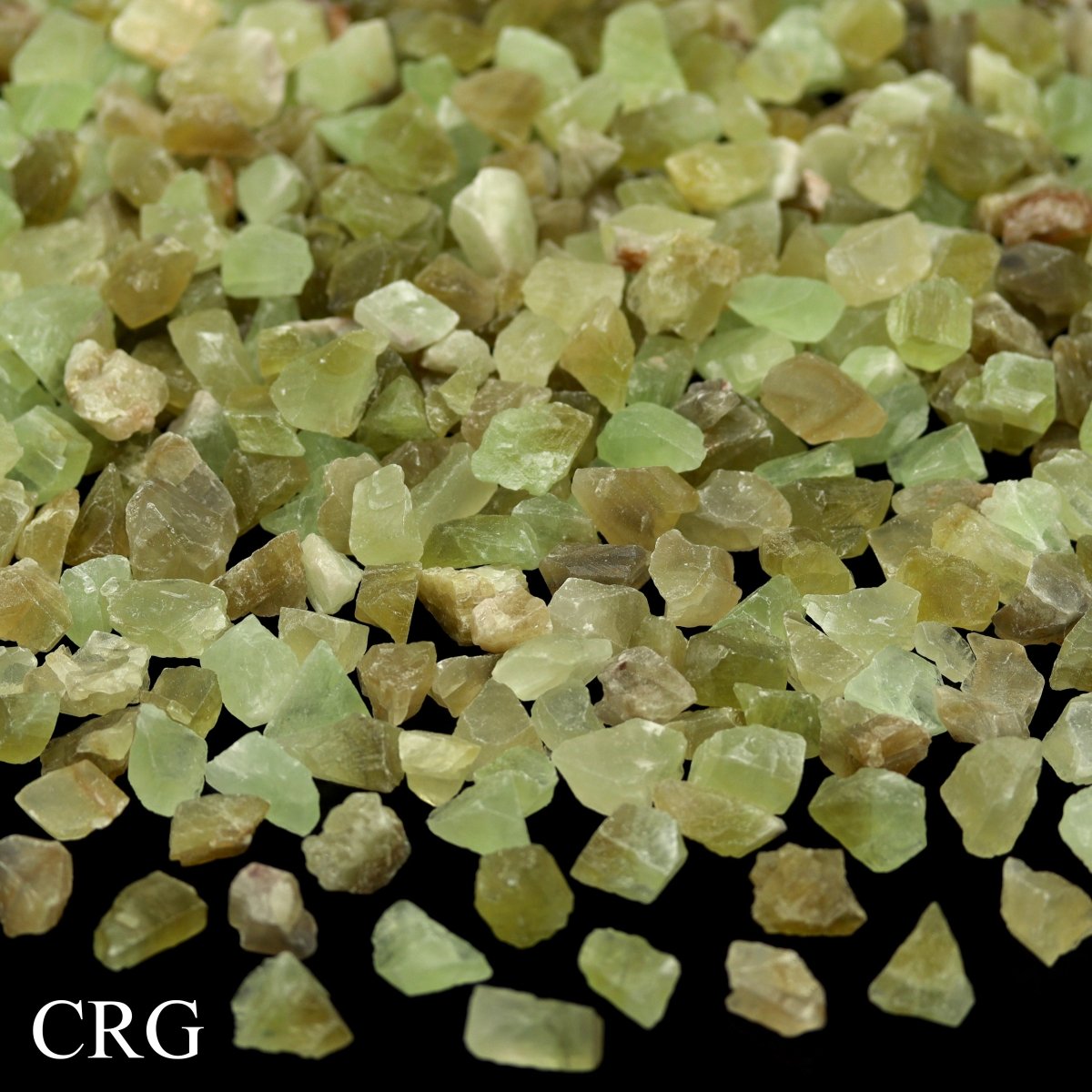 Green Calcite Chips / 0.5-1.25" AVG - 1 KILO LOT