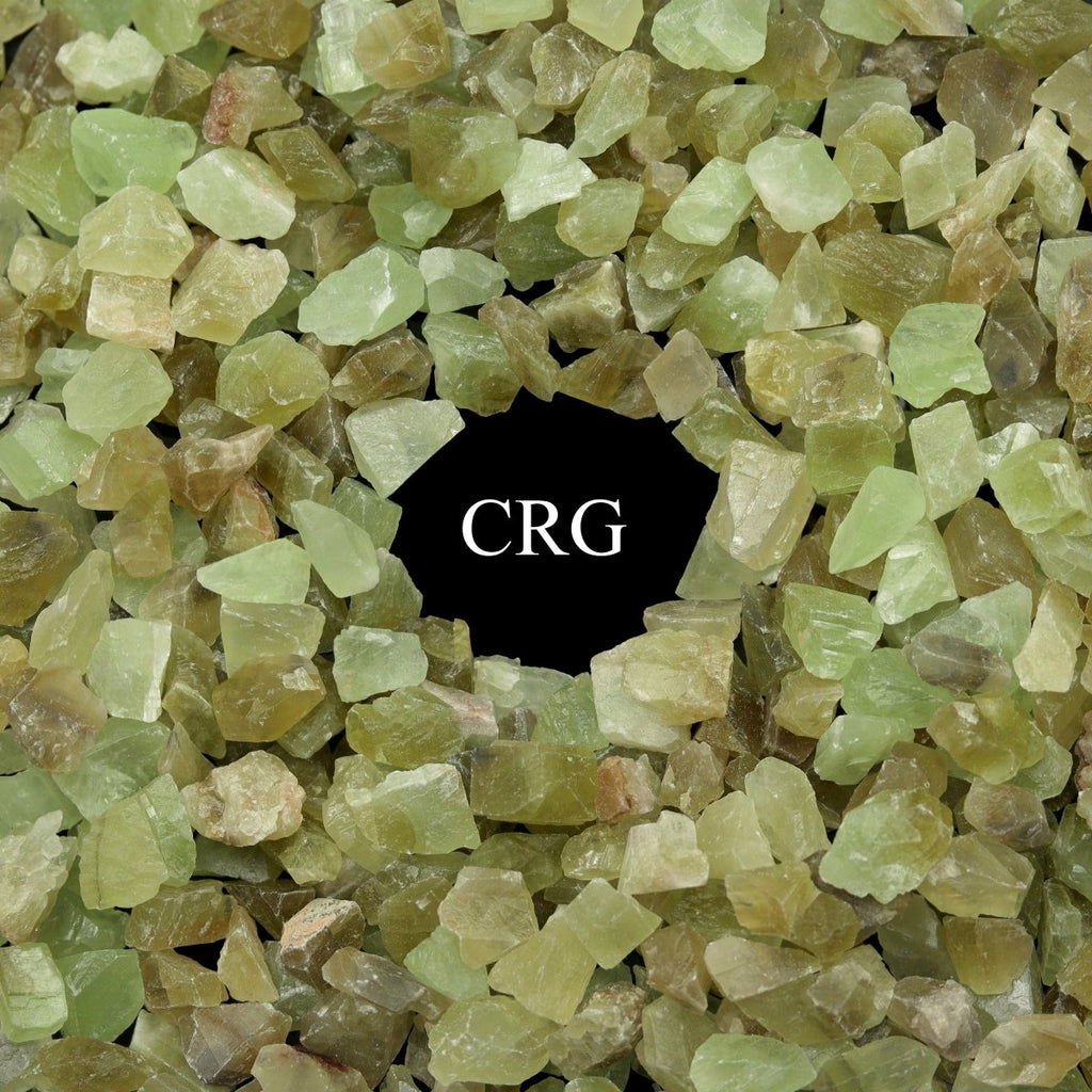 Green Calcite Chips / 0.5-1.25" AVG - 1 KILO LOT