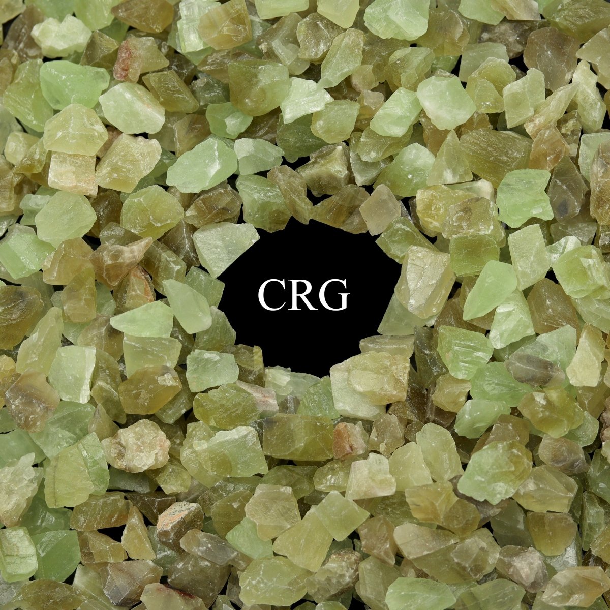 Green Calcite Chips / 0.5-1.25" AVG - 1 KILO LOT
