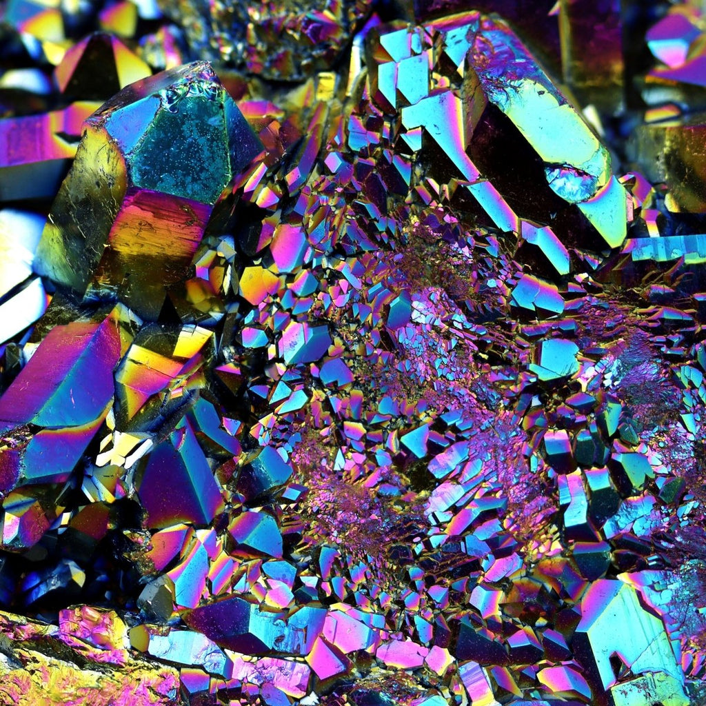 Titanium Aura Quartz Clusters / 50-200 Grams AVG - 1 KILO LOT