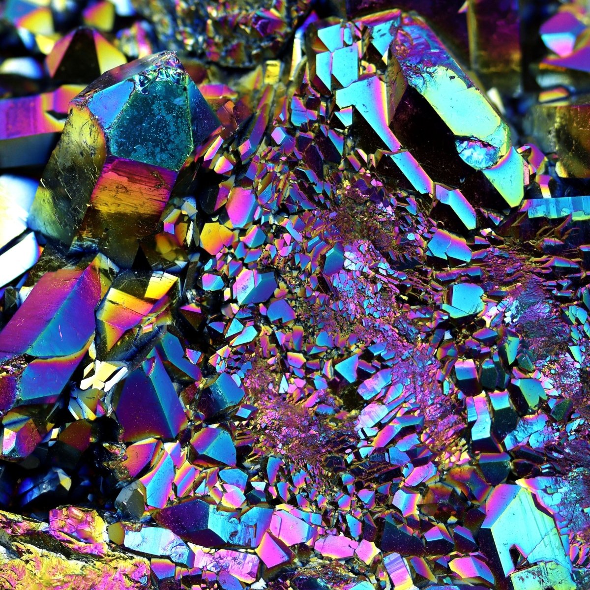 Titanium Aura Quartz Clusters / 50-200 Grams AVG - 1 KILO LOT
