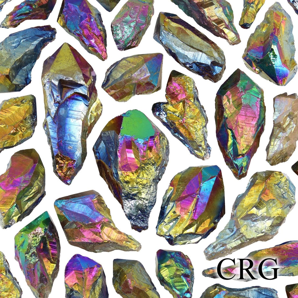 Titanium Aura Quartz Points / 1-4" AVG - 1 KILO LOT