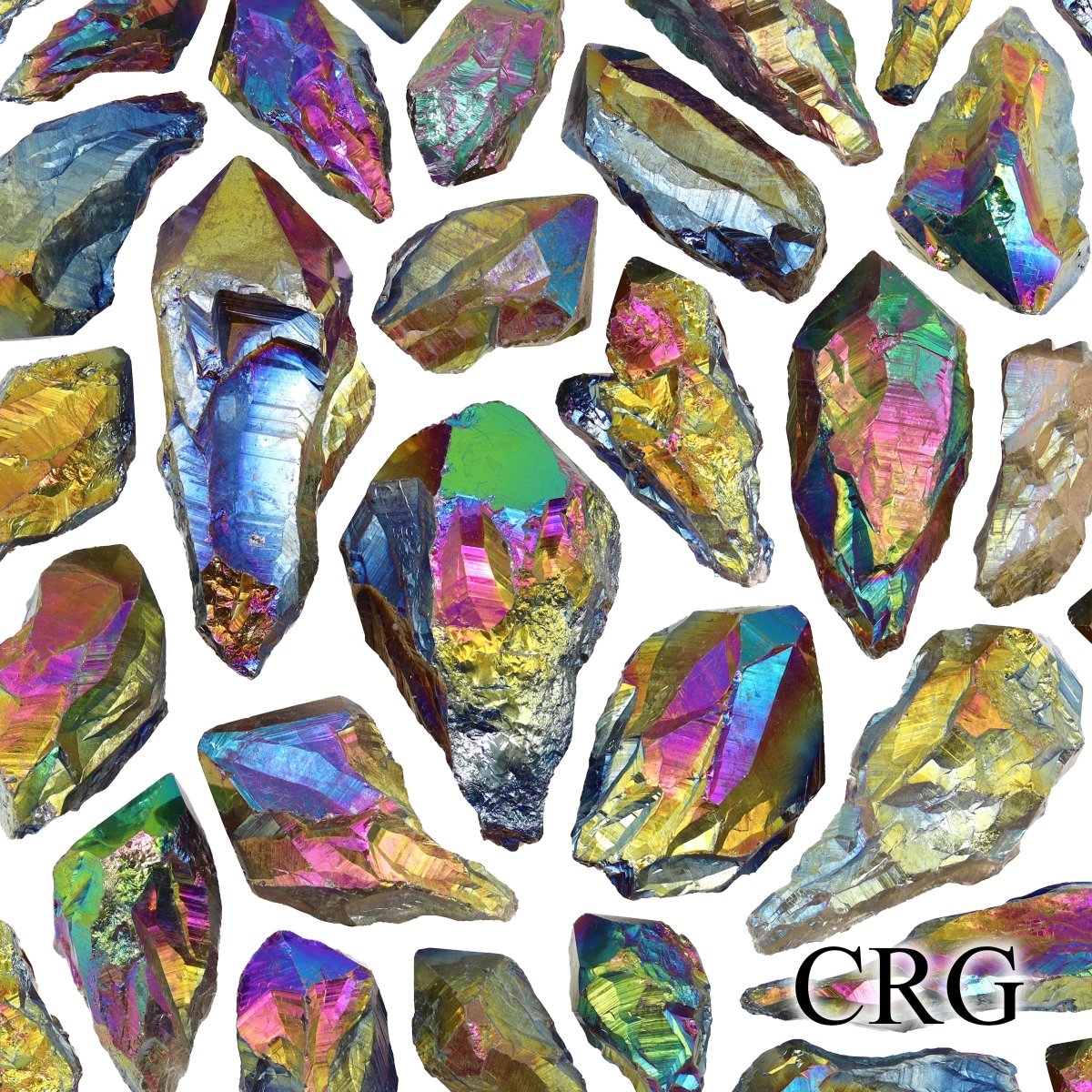 Titanium Aura Quartz Points / 1-4" AVG - 1 KILO LOT