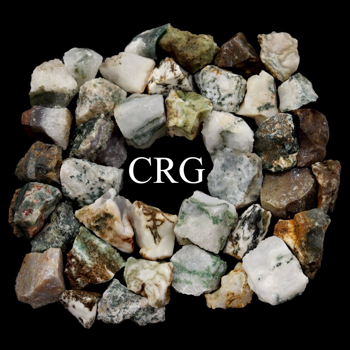 Rough Tree Agate / 25-40mm AVG - 1 KILO LOT