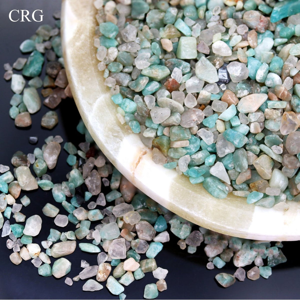 Tumbled Amazonite Confetti Chips / 4-7mm AVG - 1 KILO LOT