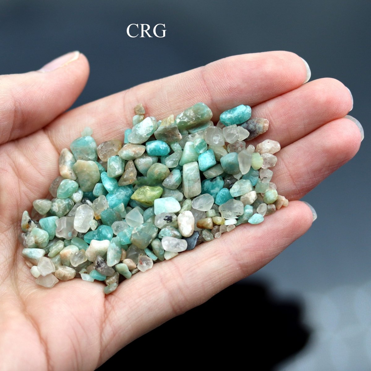 Tumbled Amazonite Confetti Chips / 4-7mm AVG - 1 KILO LOT