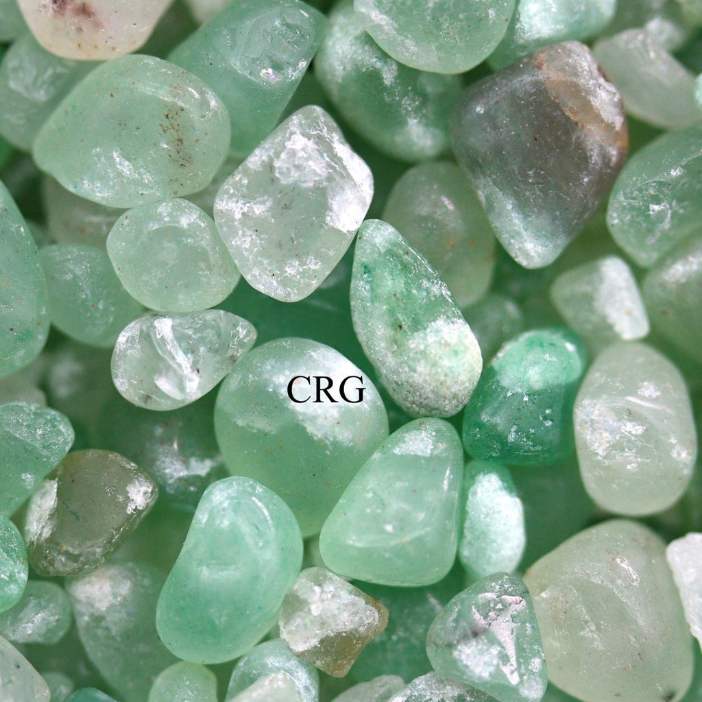 Tumbled Green Quartz Confetti Chips / 4-7mm AVG - 1 KILO LOT