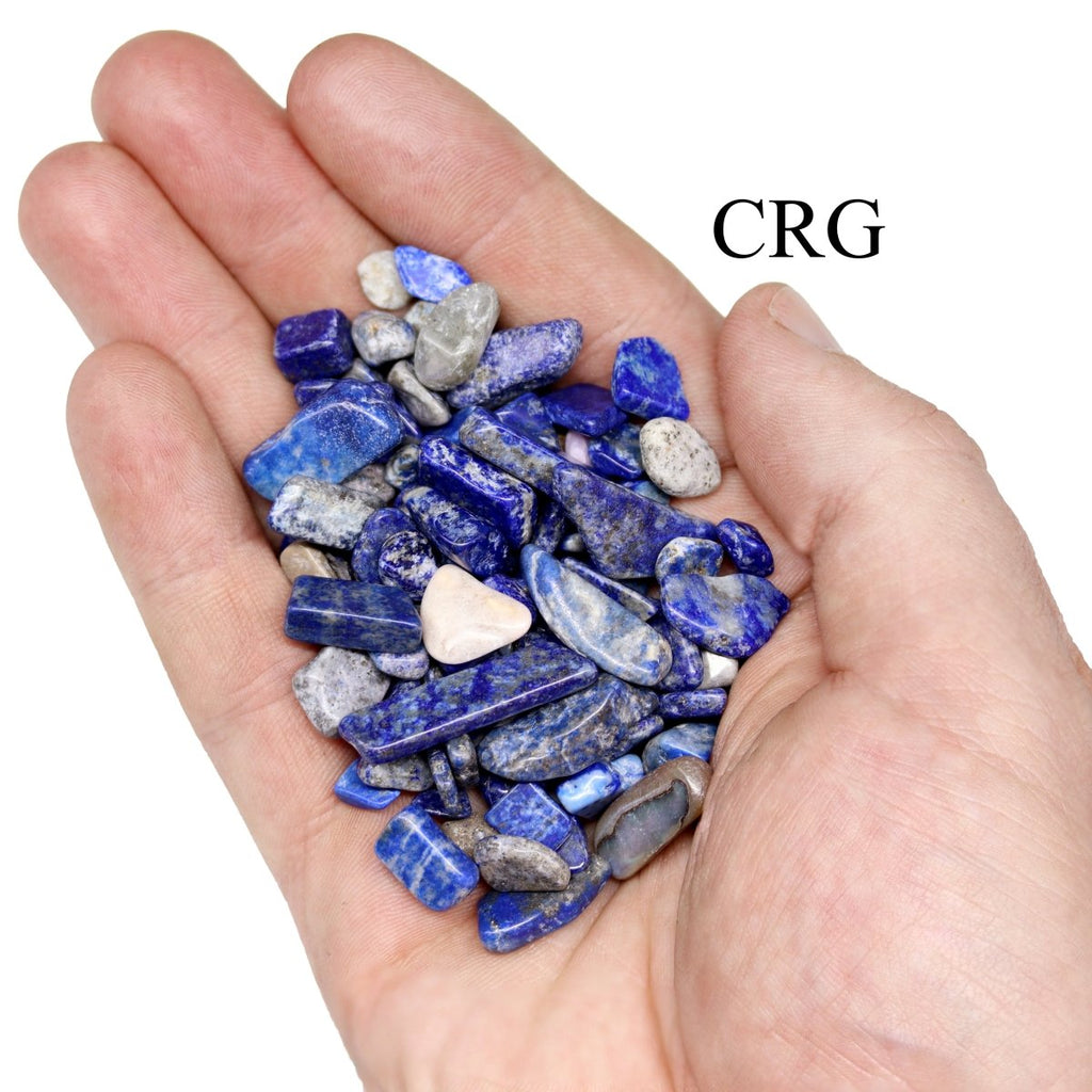 Tumbled Lapis Lazuli Chips / 5-25mm AVG - 1 KILO LOT