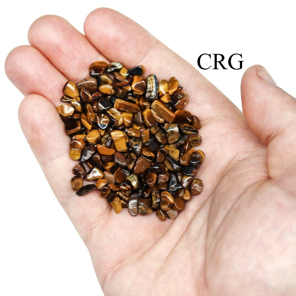 Tumbled Tiger's Eye Chips / 5-20mm AVG - 1 KILO LOT