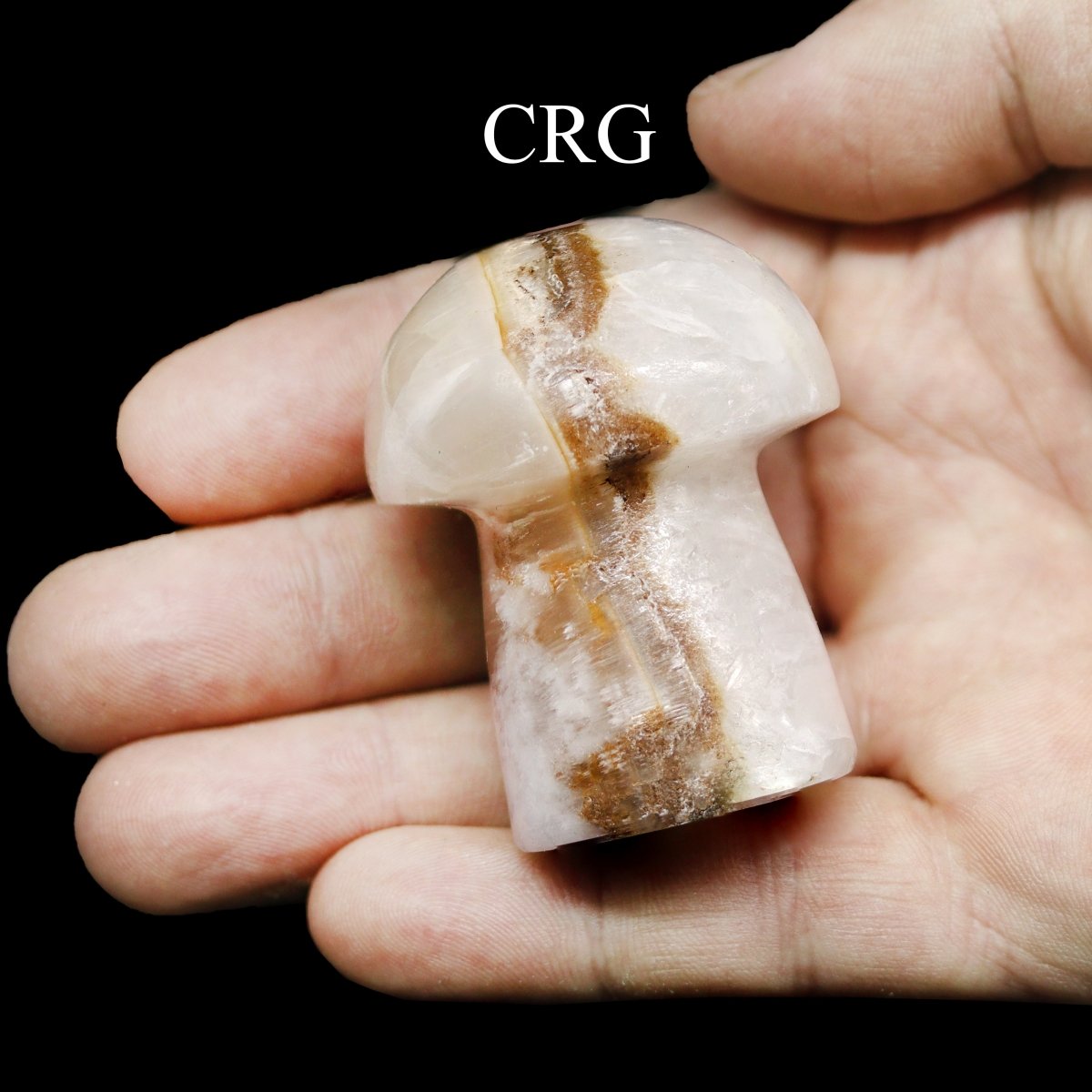 White Calcite Mushrooms / 1.5-3.5" AVG - 1 KILO LOT