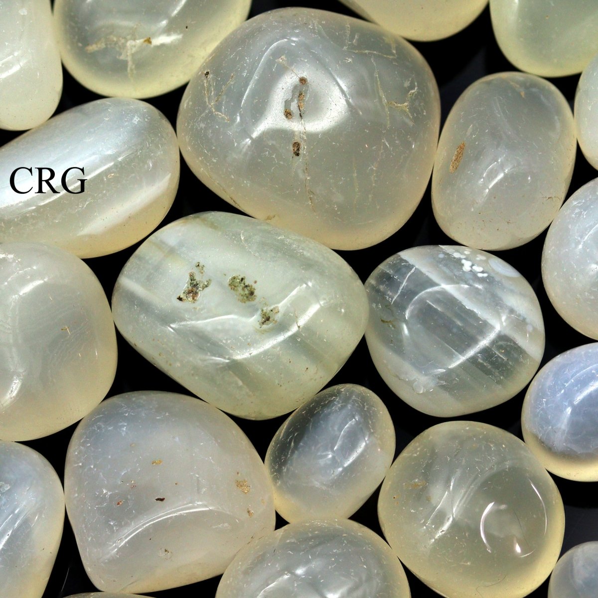 Tumbled White Agate / 20-40mm AVG - 1 KILO LOT