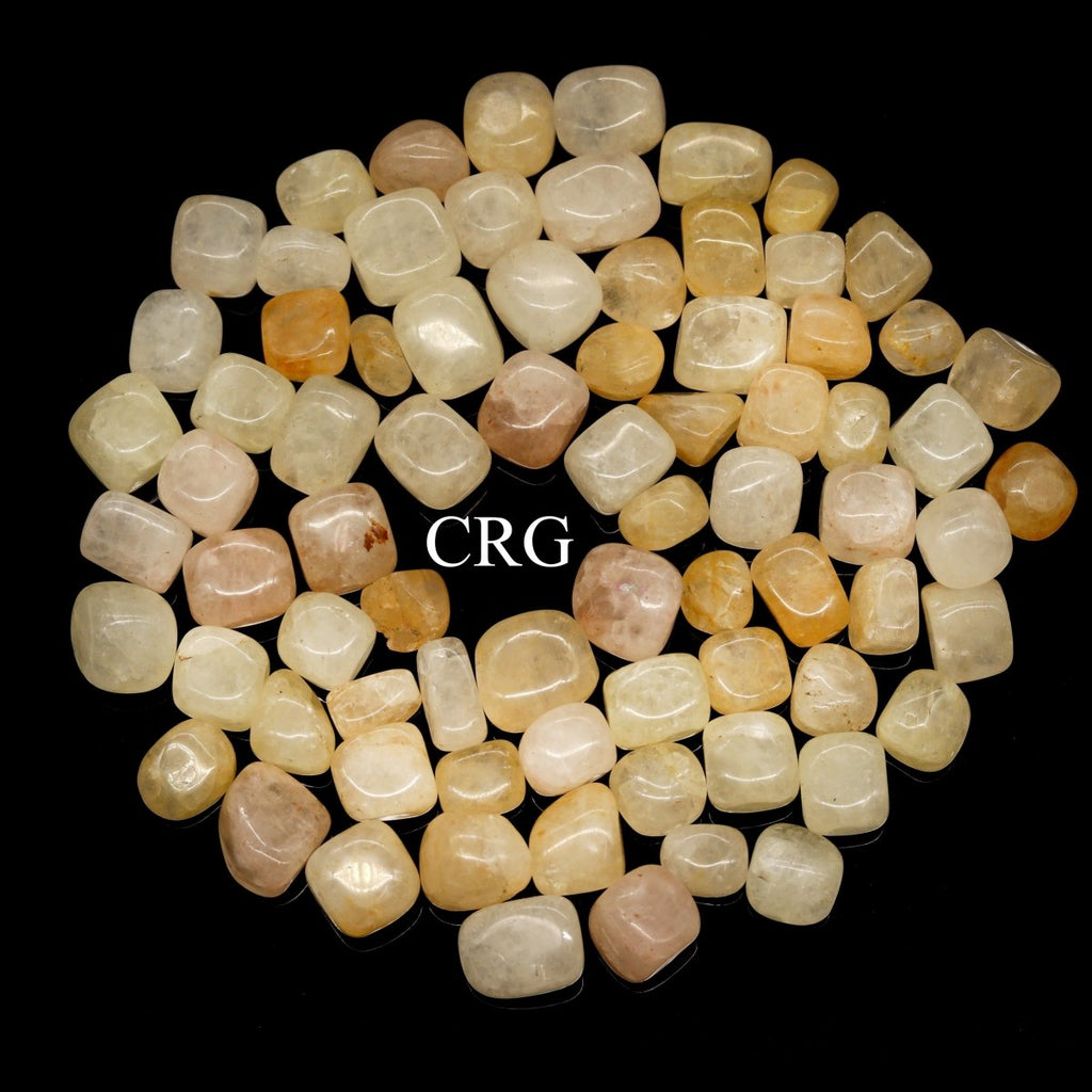 Tumbled Yellow Quartz / 20-50mm AVG - 1 LB. LOT