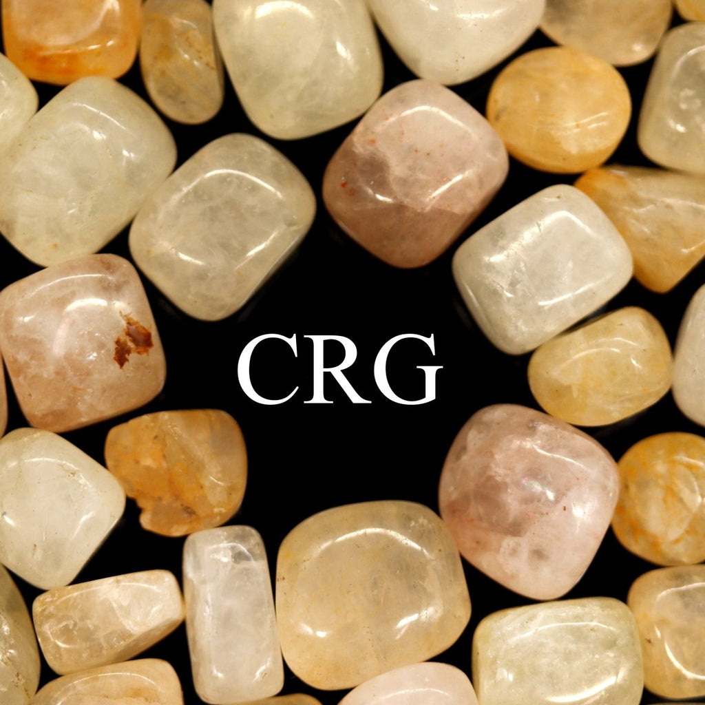 Tumbled Yellow Quartz / 20-50mm AVG - 1 KILO LOT