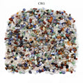 Tumbled Size #0 Gemstone Mix / 10mm AVG - 1 LB. LOT