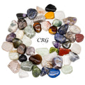 Tumbled Medium A88 Gemstone Mix / 0.5-1" AVG - 1 LB. LOT