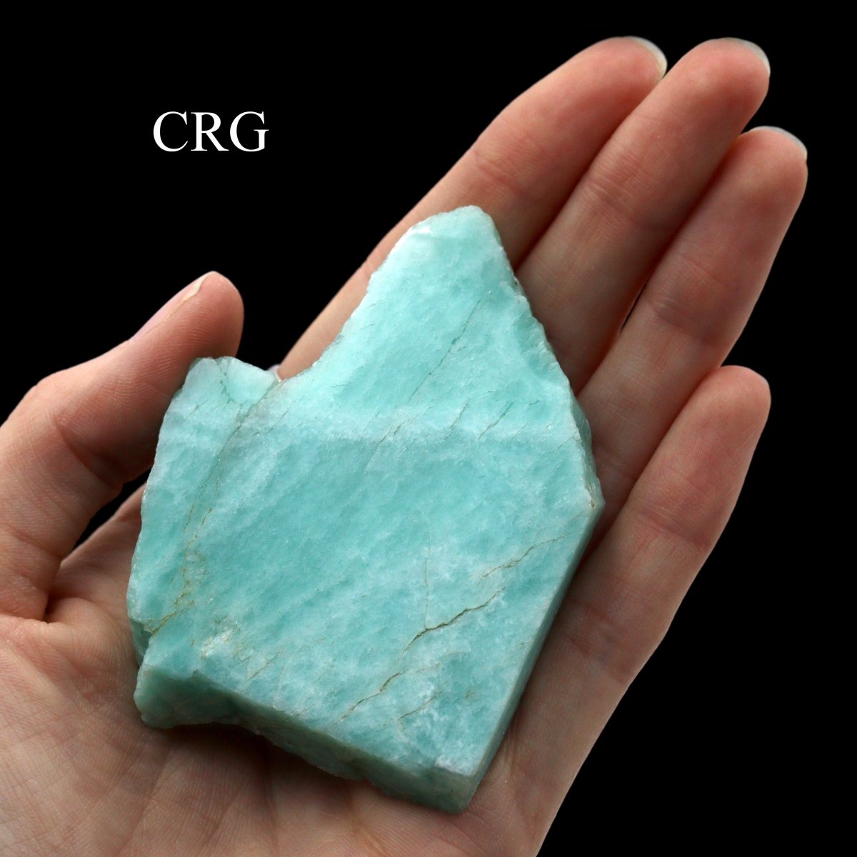 Amazonite Palm Size Slabs / One Side Polished / 2-4" AVG - 1 LB. LOT