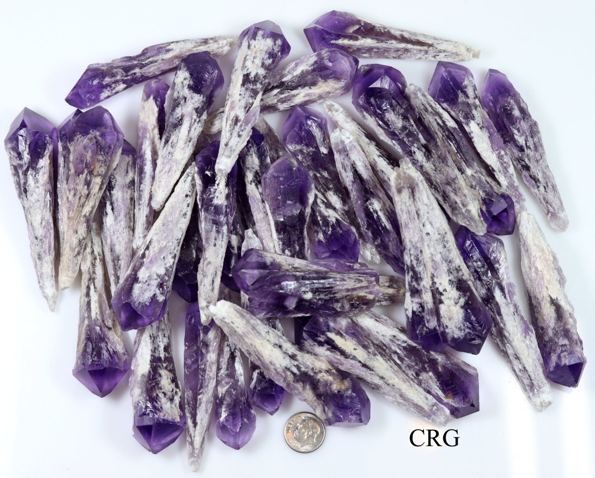 Raw Amethyst Cathedral Points / 1.5-2.5" AVG - 1 LB. LOT