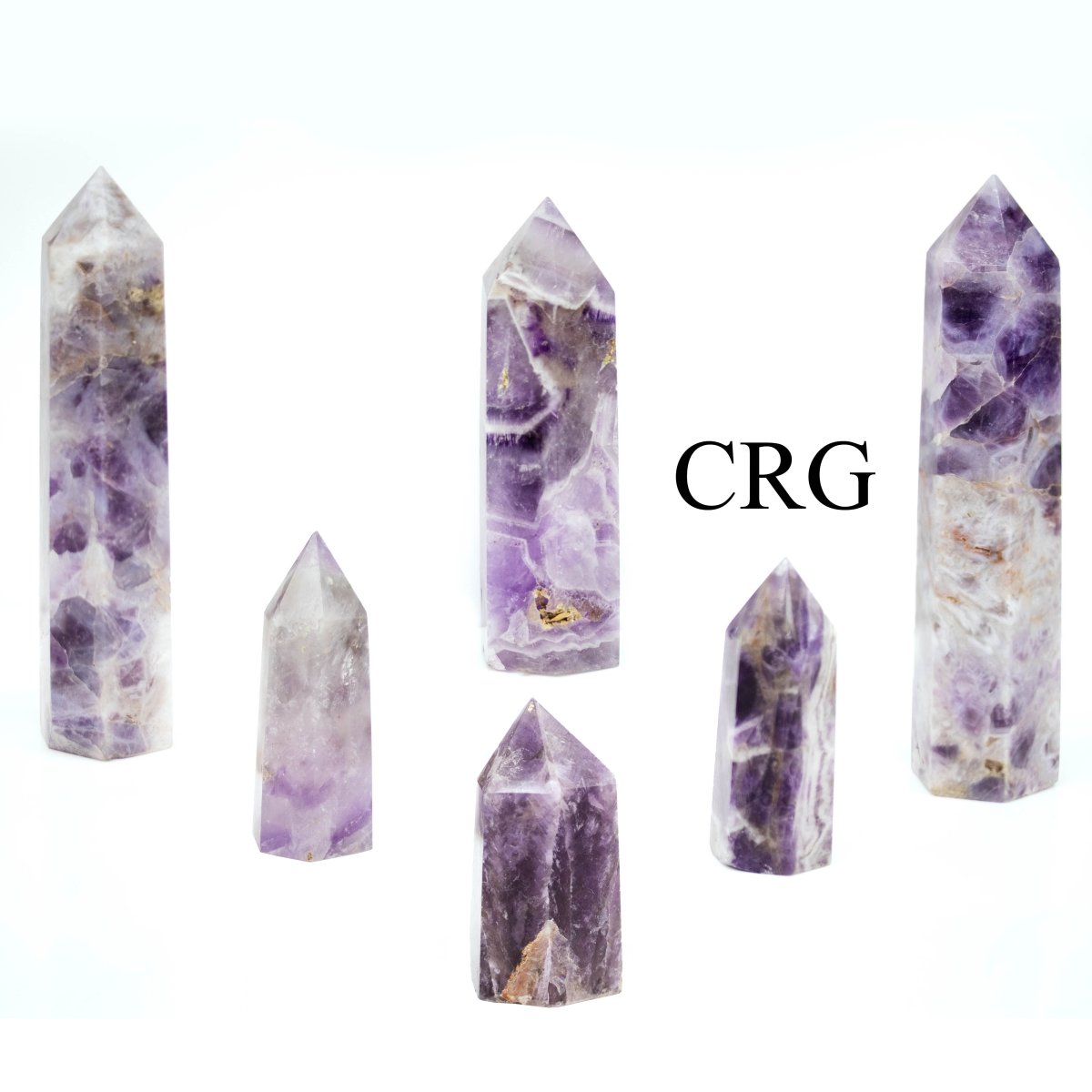 Chevron Amethyst Towers / 2-4" AVG - 1 LB. LOT
