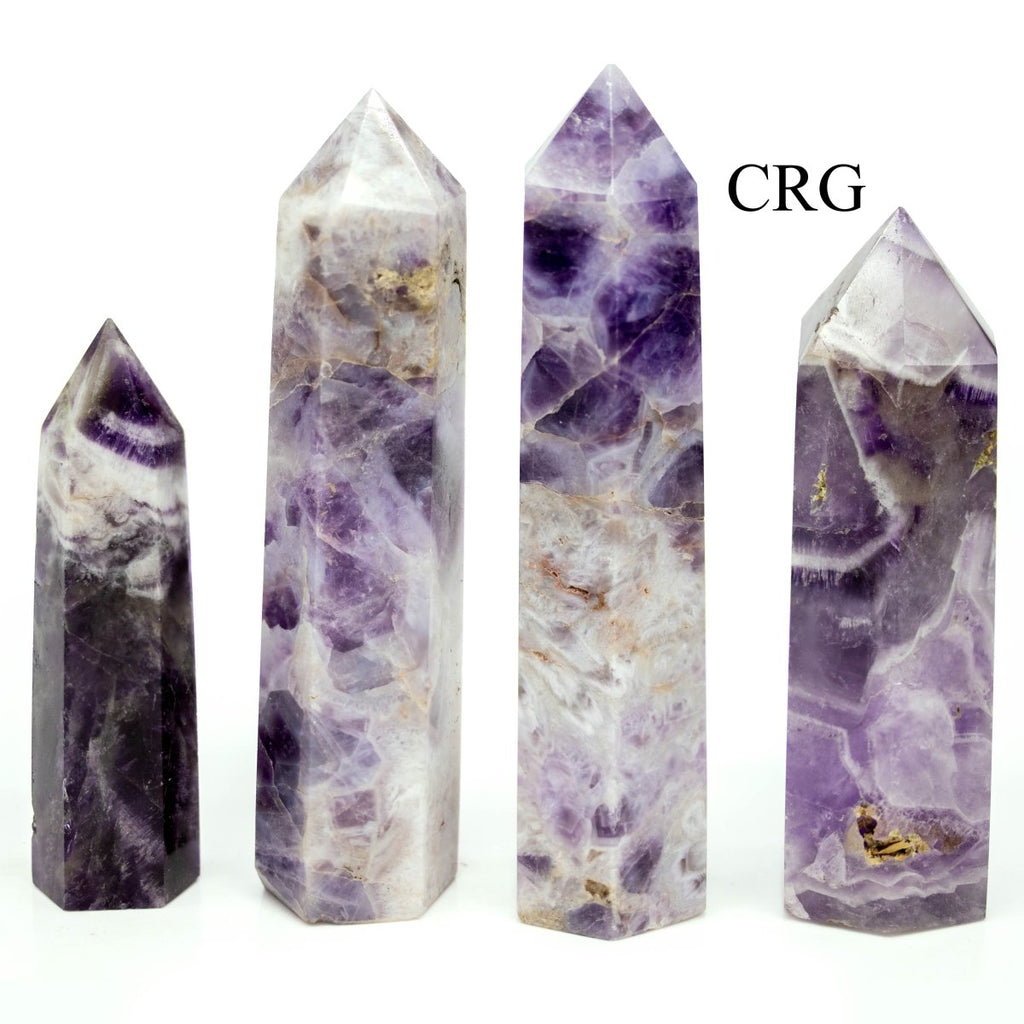 Chevron Amethyst Towers / 2-4" AVG - 1 LB. LOT