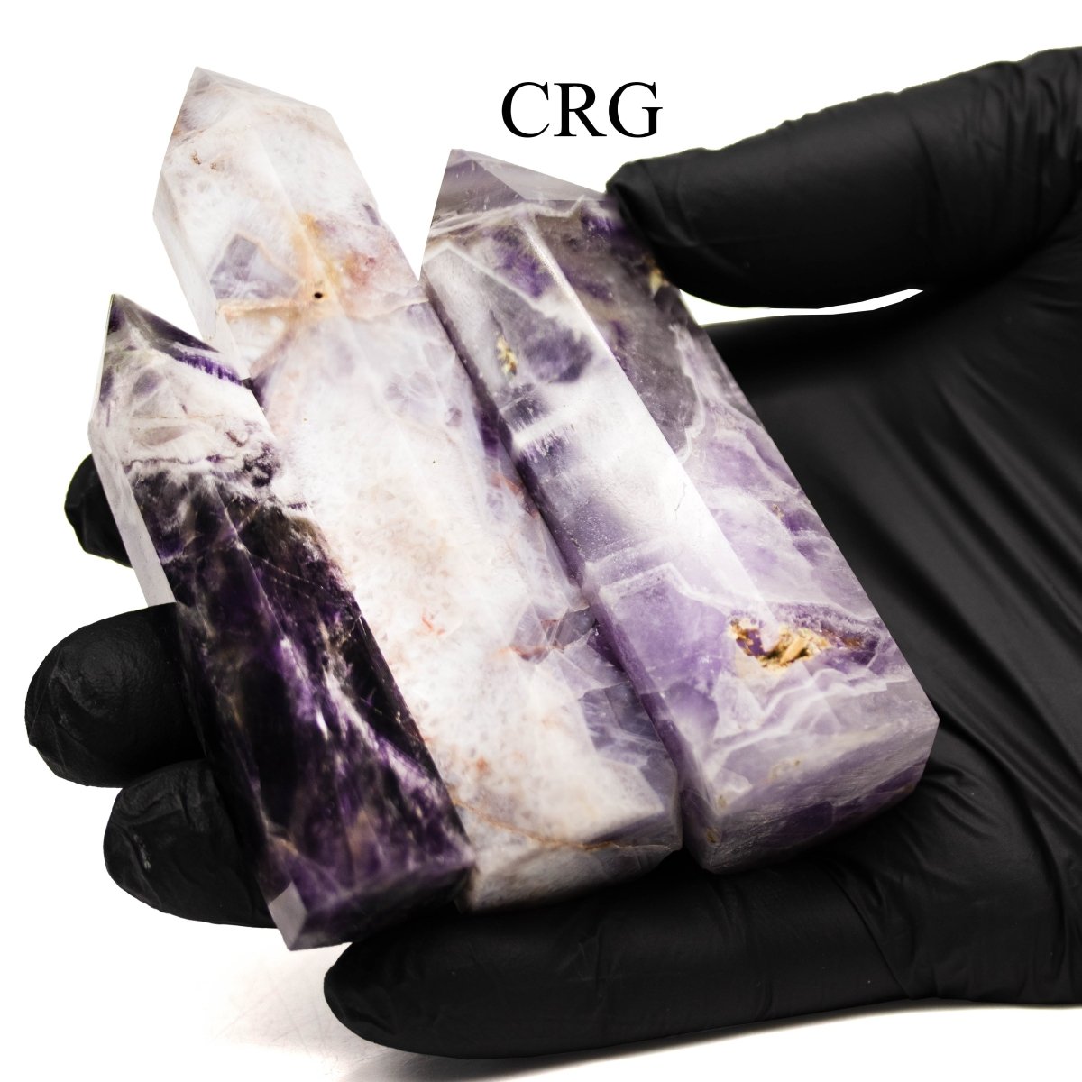 Chevron Amethyst Towers / 2-4" AVG - 1 LB. LOT