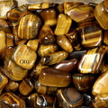 Tumbled Gold Tiger's Eye / 20-40mm AVG - 1 LB. LOT