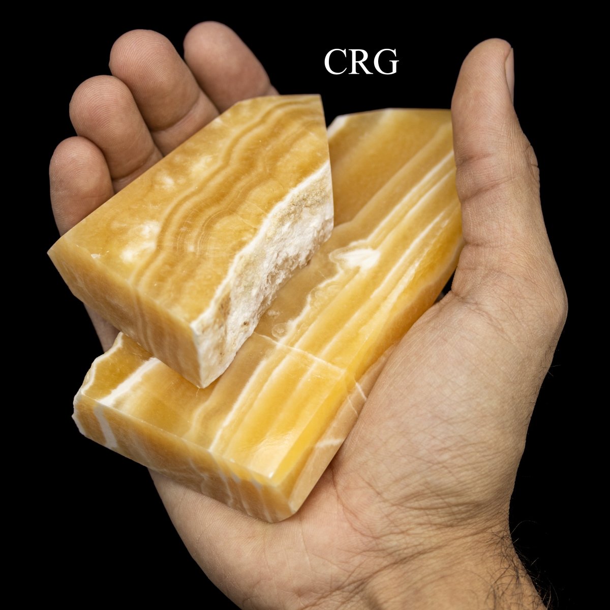 Honey Calcite Carved Towers / 8-12cm AVG - 1 LB. LOT