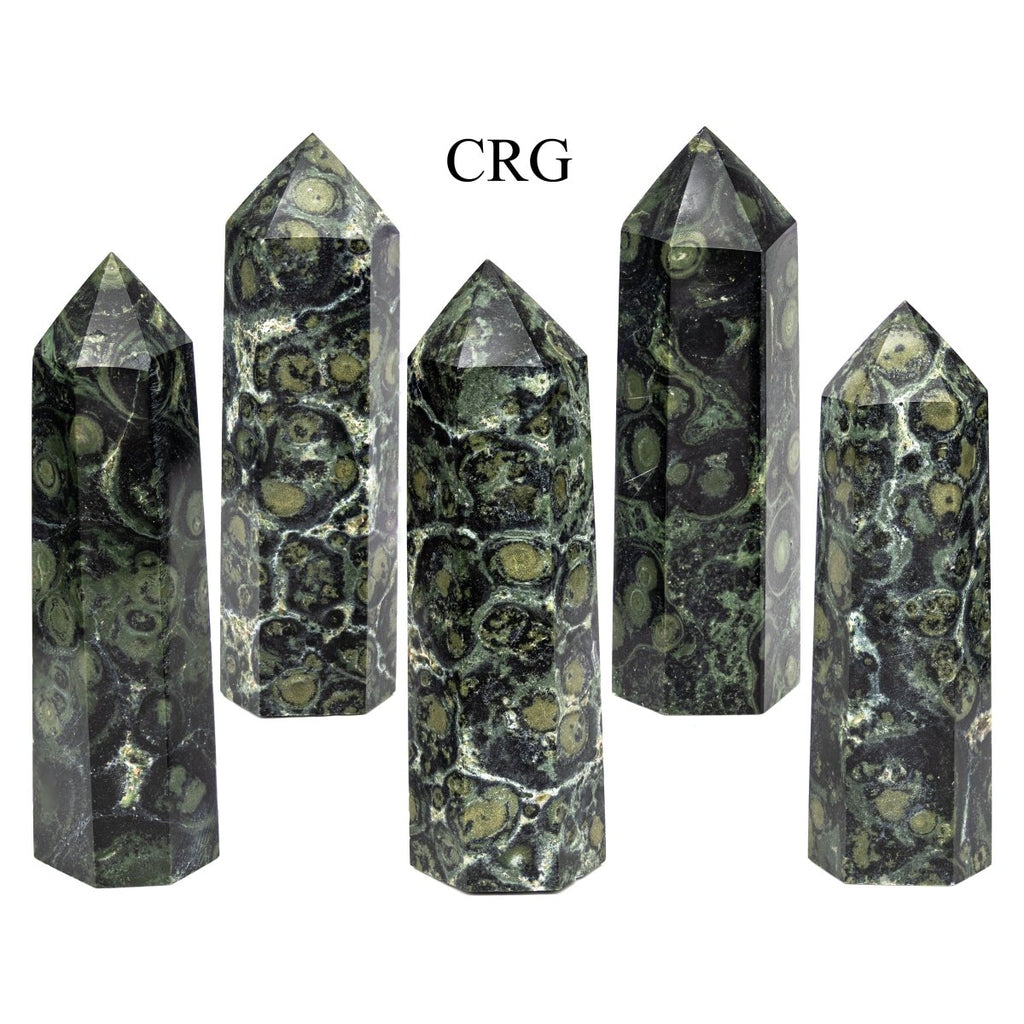 Kambaba Jasper Carved Towers / 8-12cm AVG - 1 LB. LOT