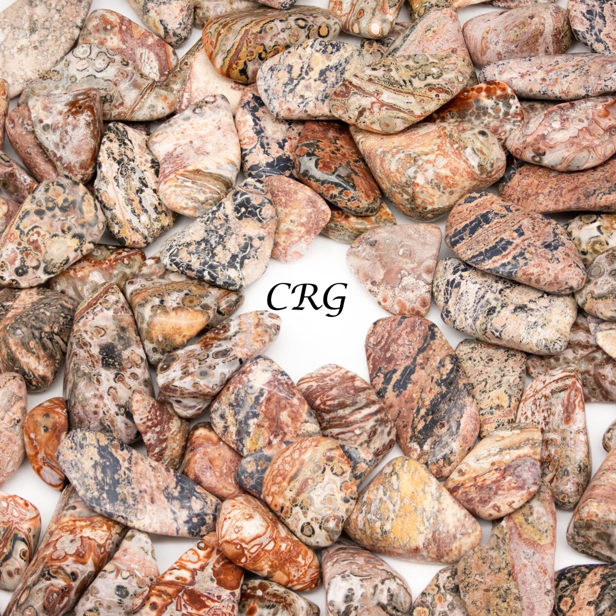 Tumbled Leopard Skin Jasper / 1-2" AVG - 1 KILO LOT