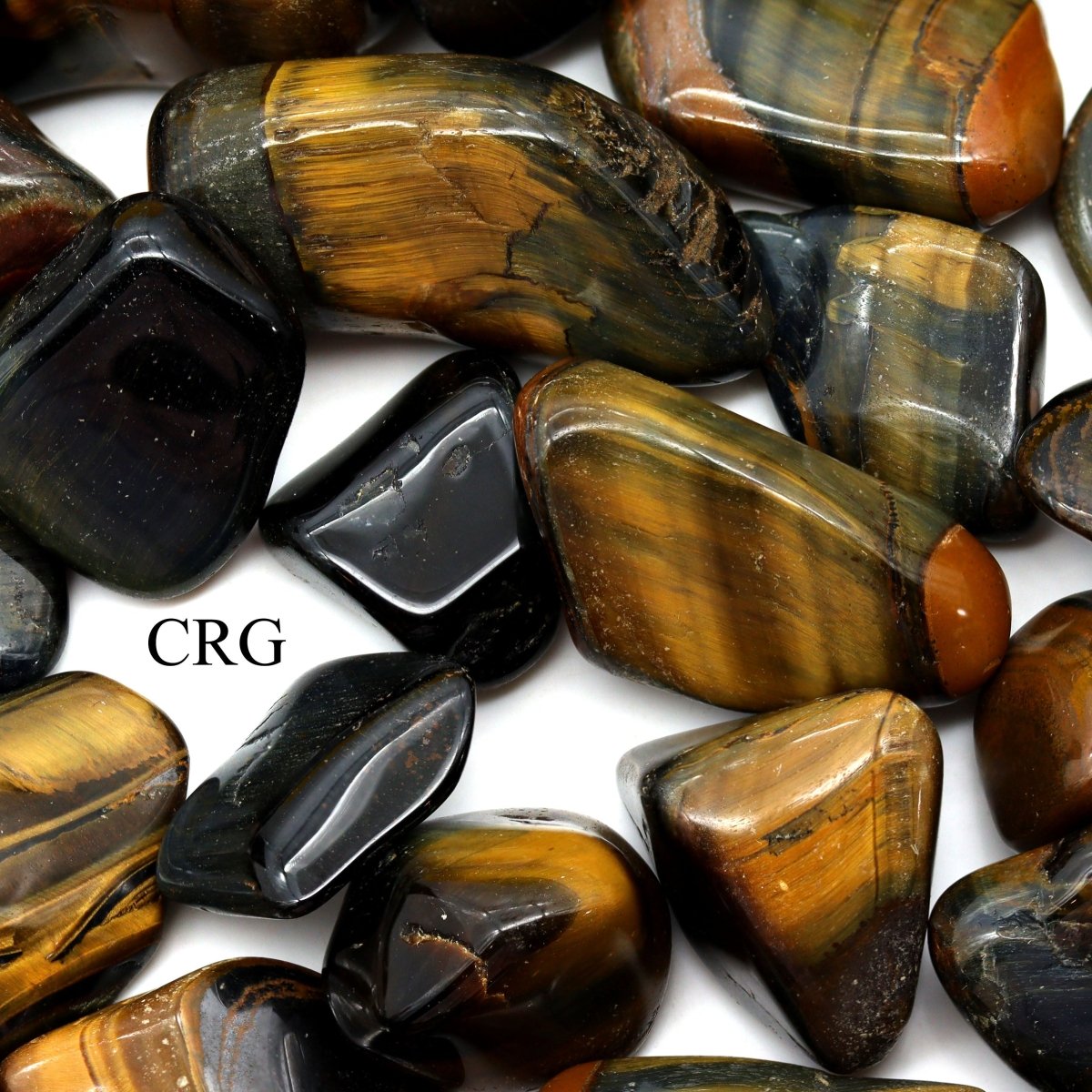 Tumbled Mixed Tiger's Eye / 1-2" AVG - 1 LB. LOT