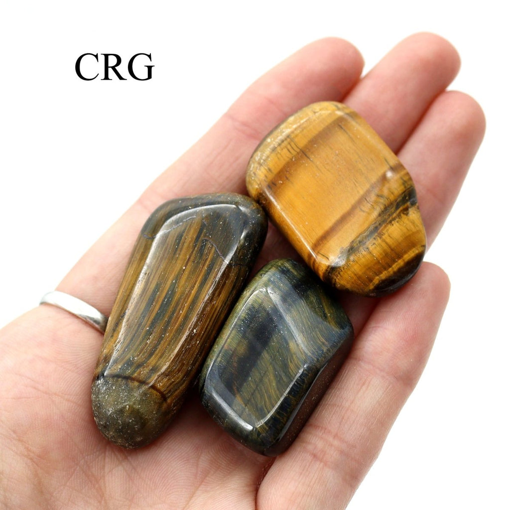 Tumbled Mixed Tiger's Eye / 1-2" AVG - 1 LB. LOT