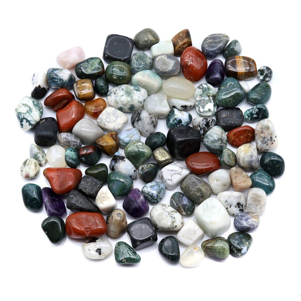 Indian Tumbled Mix / 0.5-2.5" AVG - 1 LB. LOT