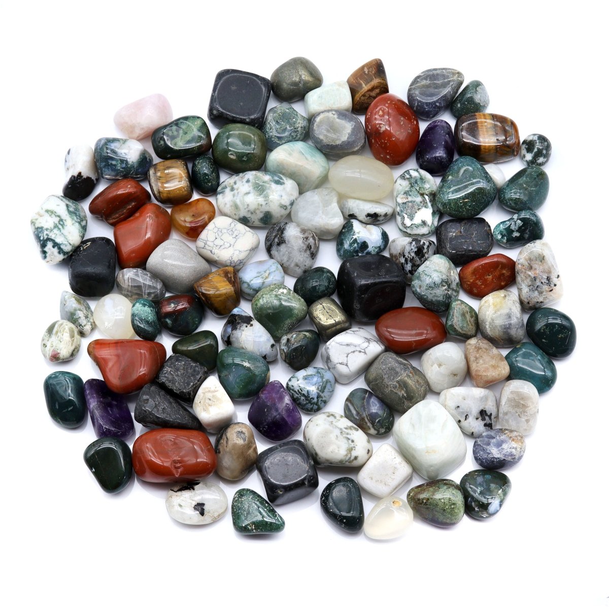 Indian Tumbled Mix / 0.5-2.5" AVG - 1 LB. LOT