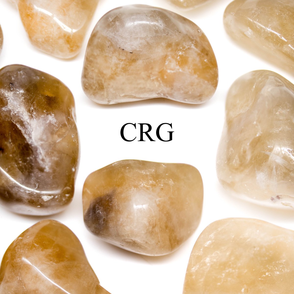 Tumbled Natural Citrine / 1-2" AVG - 1 LB. LOT