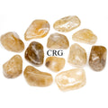 Tumbled Natural Citrine / 1-2" AVG - 1 LB. LOT