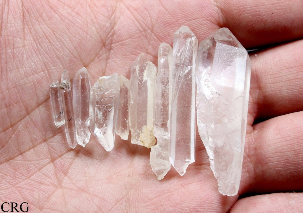 Lemurian Quartz Points / 6-25mm AVG - 1 LB. LOT