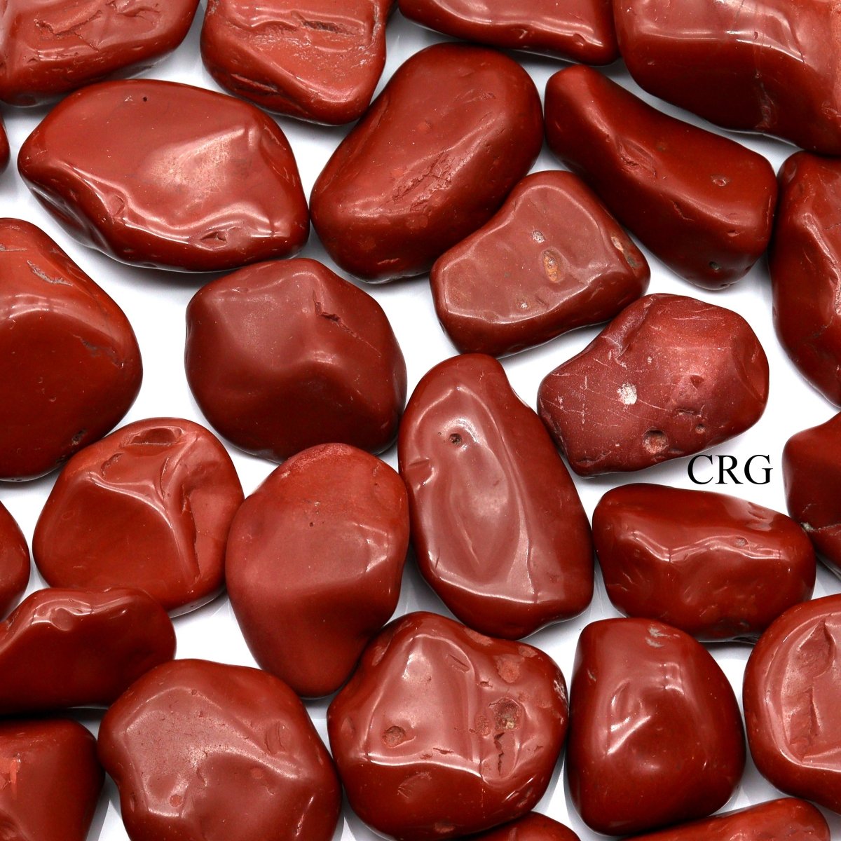 Tumbled Red Jasper / 20-60mm AVG - 1 LB. LOT
