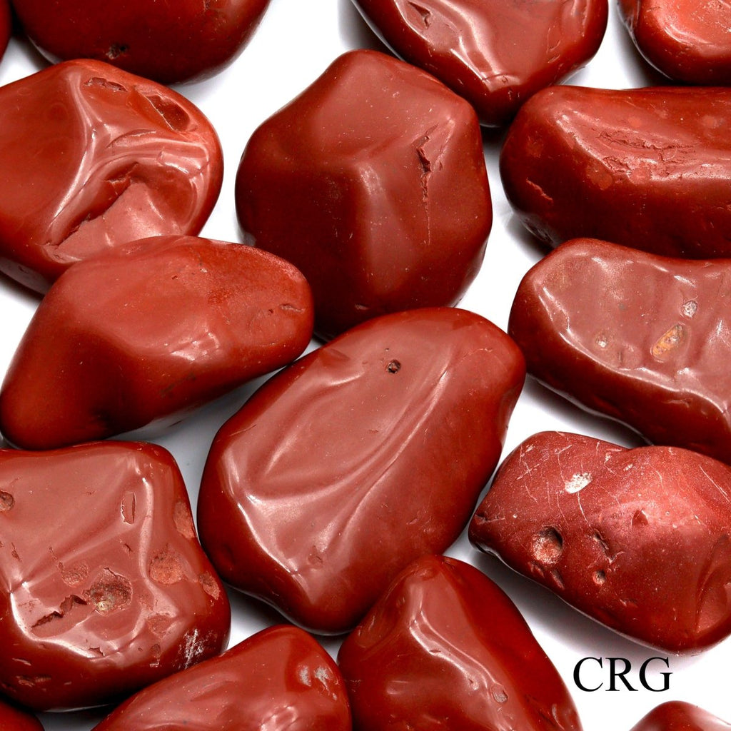 Tumbled Red Jasper / 20-60mm AVG - 1 LB. LOT