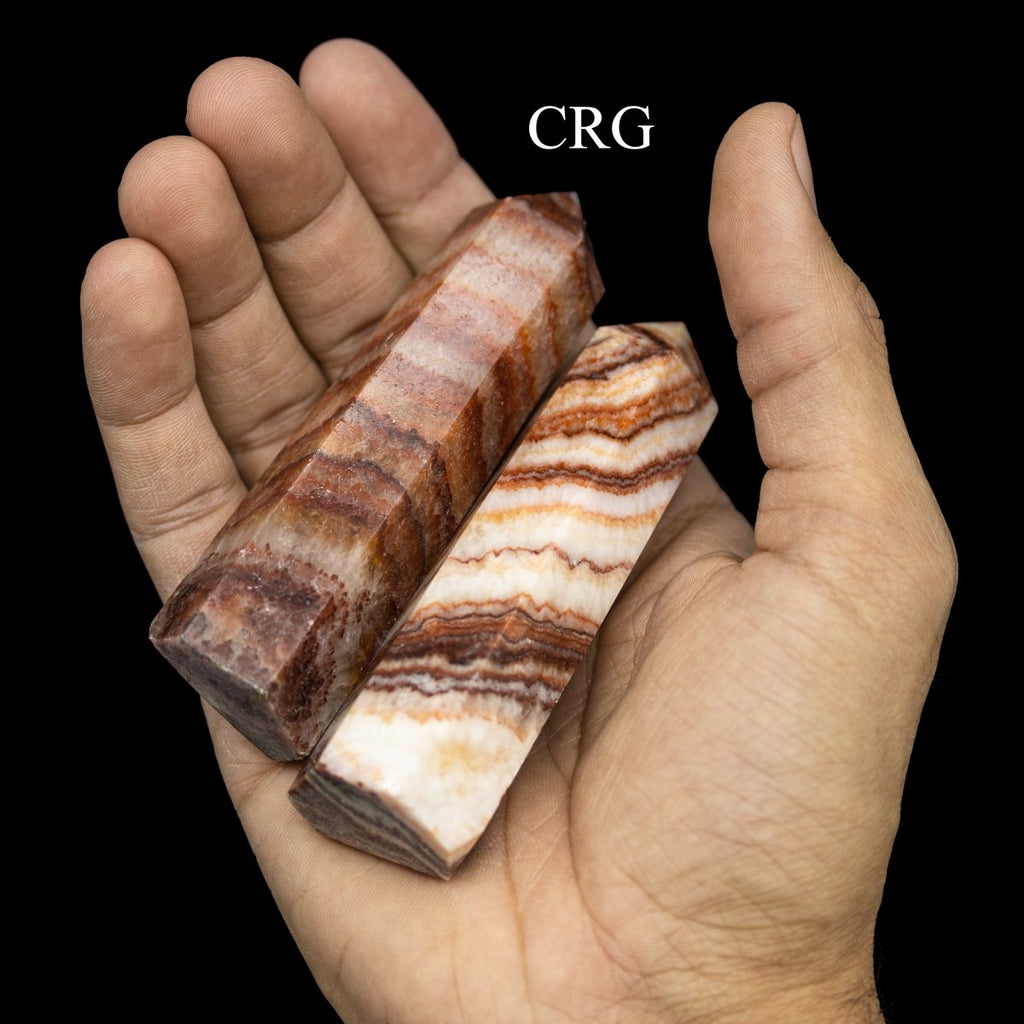 Tricolor Calcite Towers / 8-12cm AVG - 1 LB. LOT