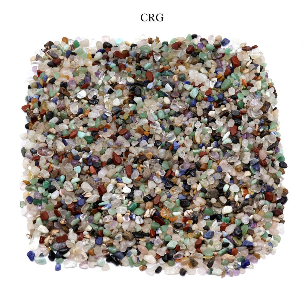 Tumbled Size #00 Gemstone Mix / 6-8mm AVG - 1 LB. LOT