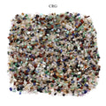 Tumbled Size #00 Gemstone Mix / 6-8mm AVG - 1 LB. LOT