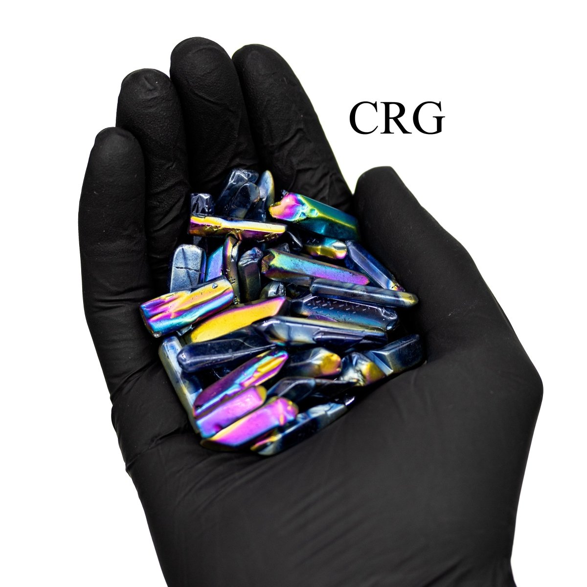 Titanium Aura Quartz Points / 1-2" AVG - 1 LB. LOT