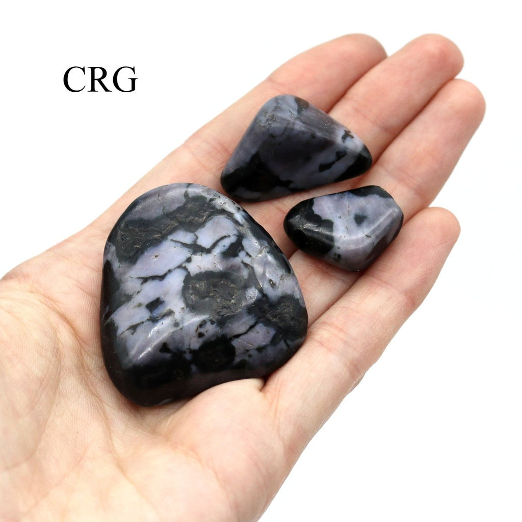 Tumbled Indigo Gabbro / 1-2" AVG - 1 LB. LOT