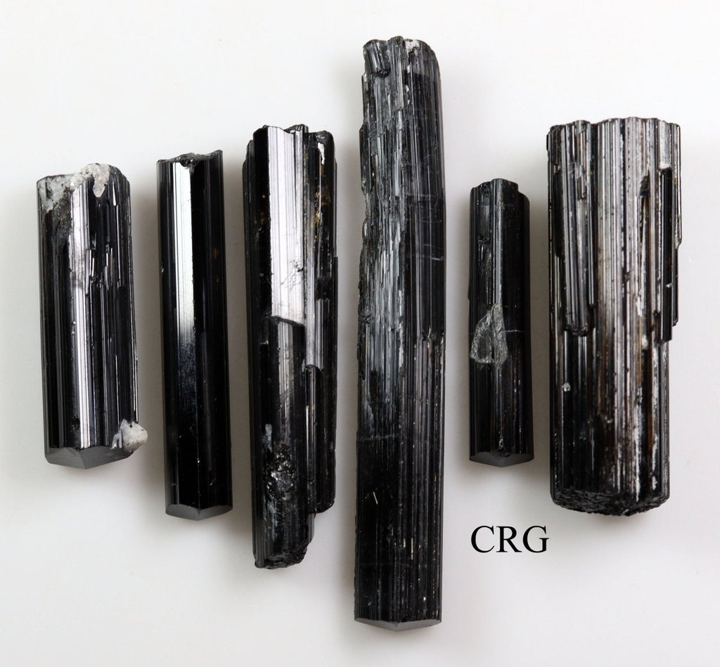 Extra Quality Black Tourmaline Rods / 0.5-4" AVG - 1 PIECE