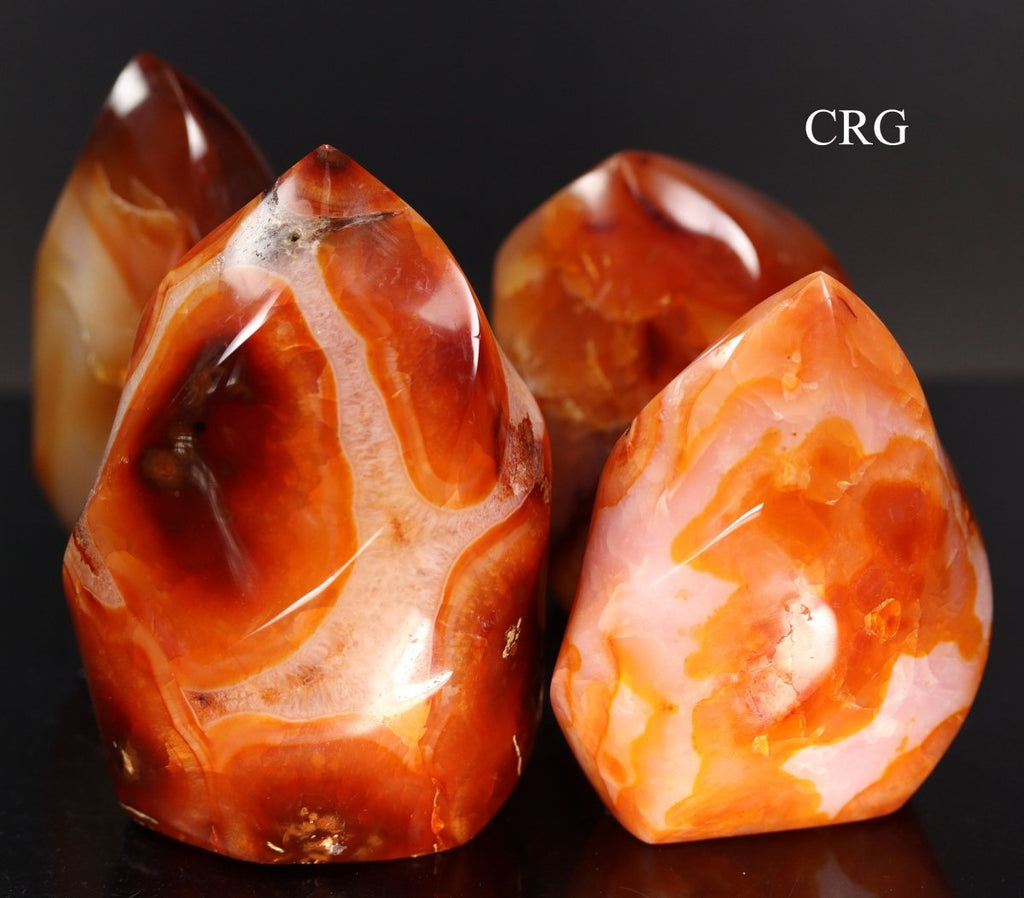 Carnelian Agate Flame / 250-500g AVG - QTY 1
