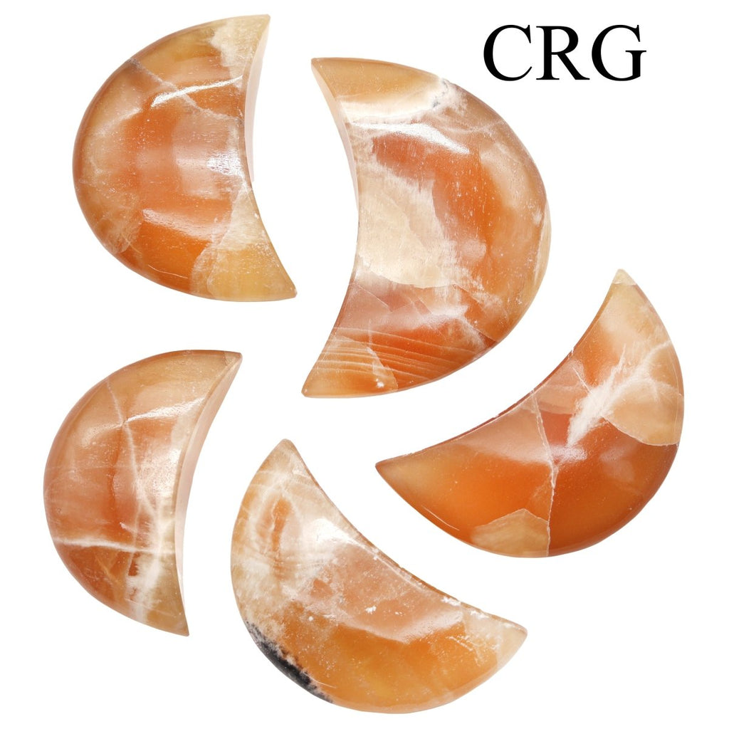 Honey Calcite Moon / 2.5-3" AVG - QTY 1
