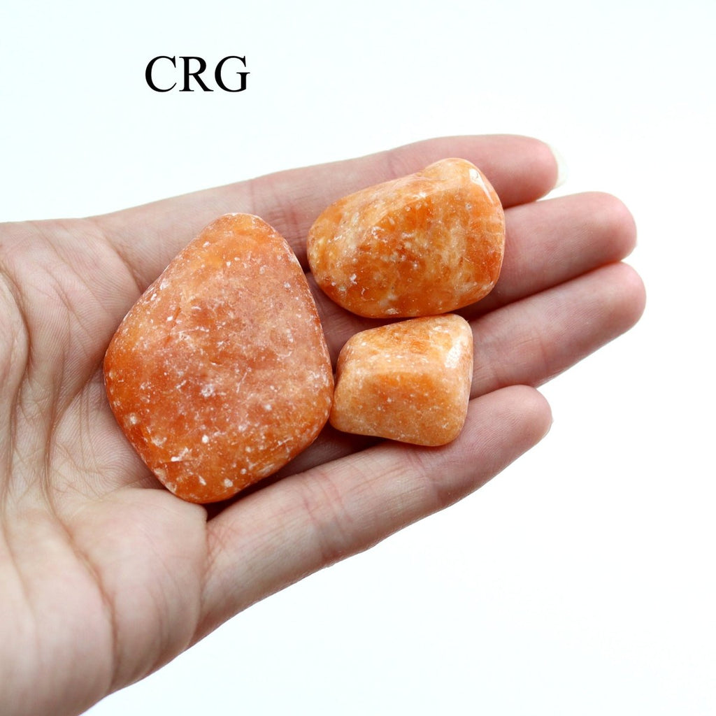 Tumbled Orange Orchid Calcite / 30-60mm AVG - 1 PIECE