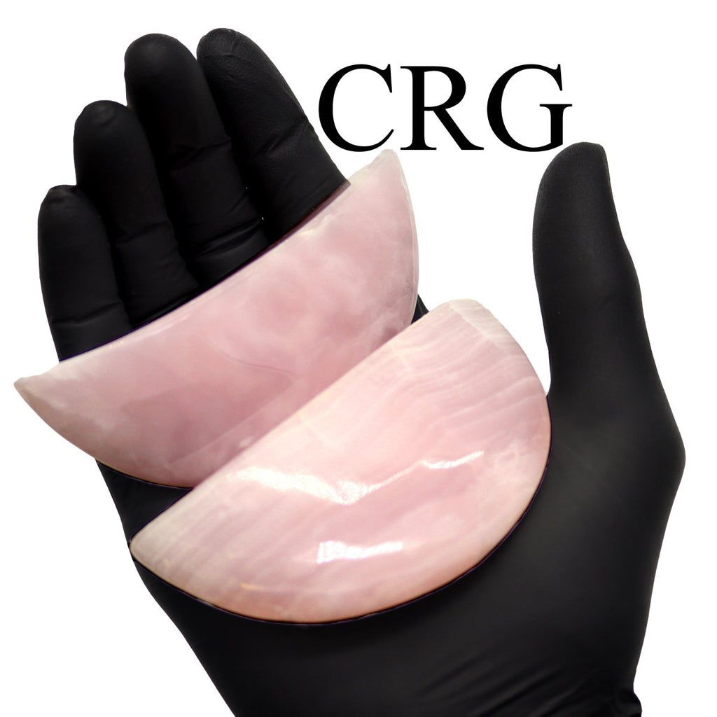 Pink Calcite Moon / 2.5-3" AVG - QTY 1