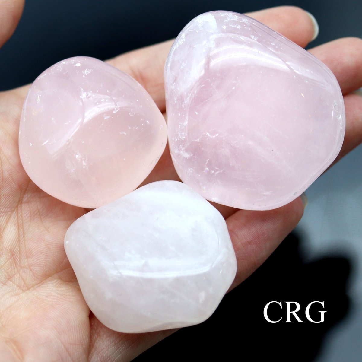 Tumbled Rose Quartz / 1" AVG - 1 PIECE